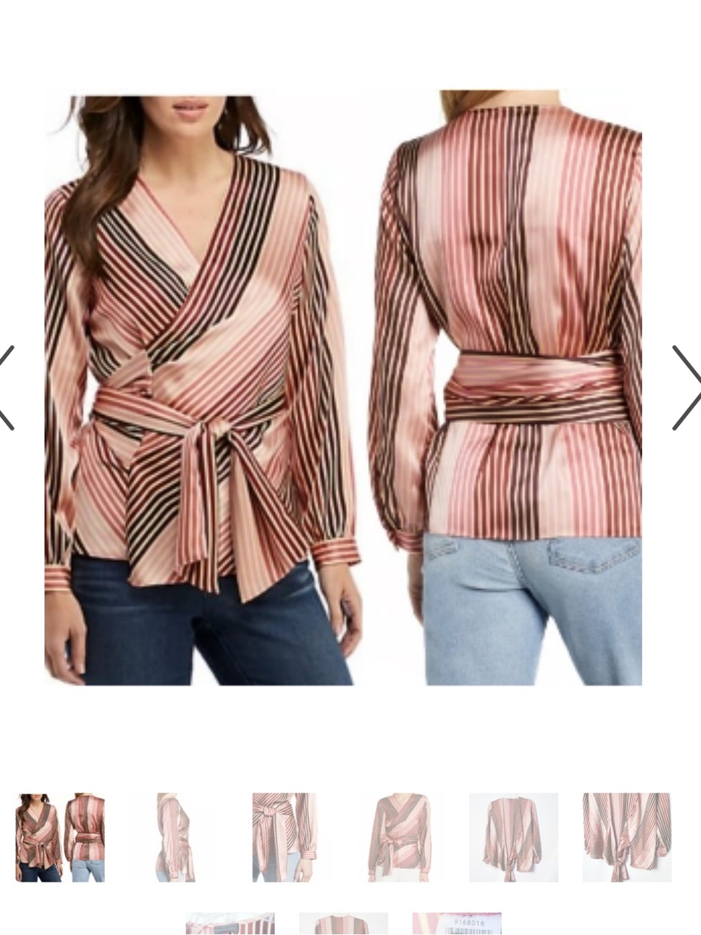 Vince Camaro wrap blouse top